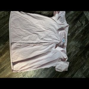 ONLY NECESSITIES PLUS 2X PLAID BUTTON DOWN TOP